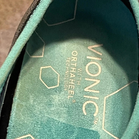 Vionic Navy Blue Orthaheel Technology Ailie Hoop and Loop Mary Jane Sneakers 7.5 - Picture 8 of 10